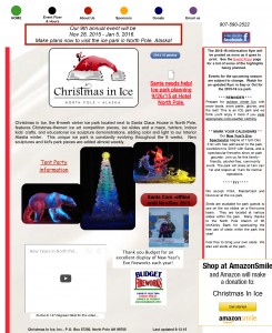 Christmas In Ice, Inc_home page